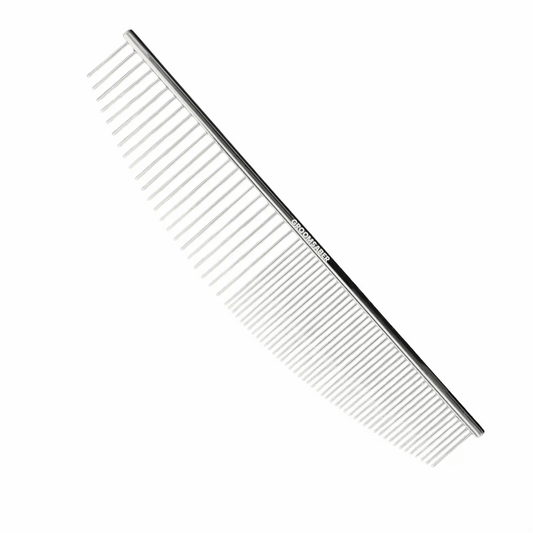 6.5" Coarse and Fine Crescent Shaped Finishing Comb